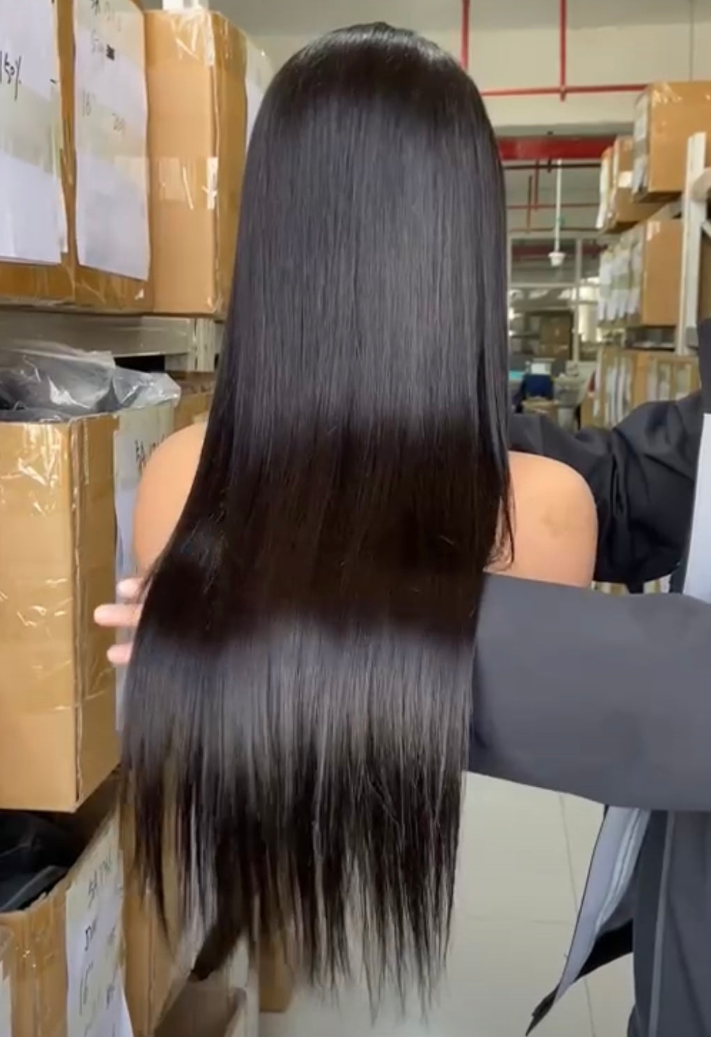 30’/ straight black